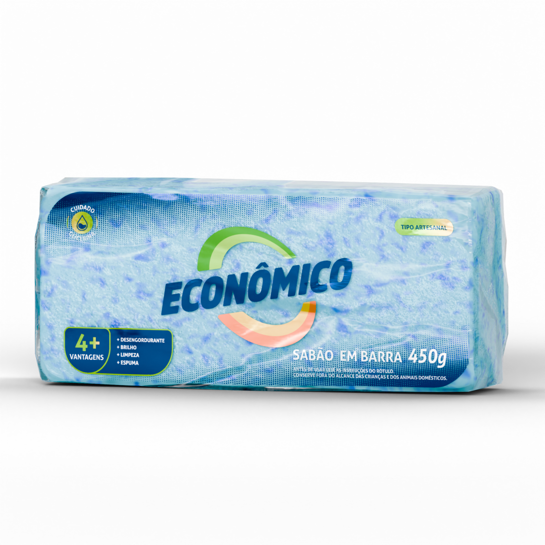 Sabão Marmorizado Azul 450g