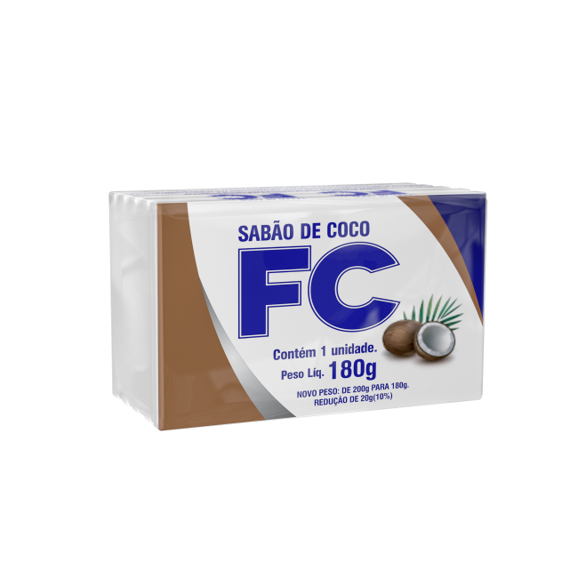 Sabão em Barra FC Coco 180g