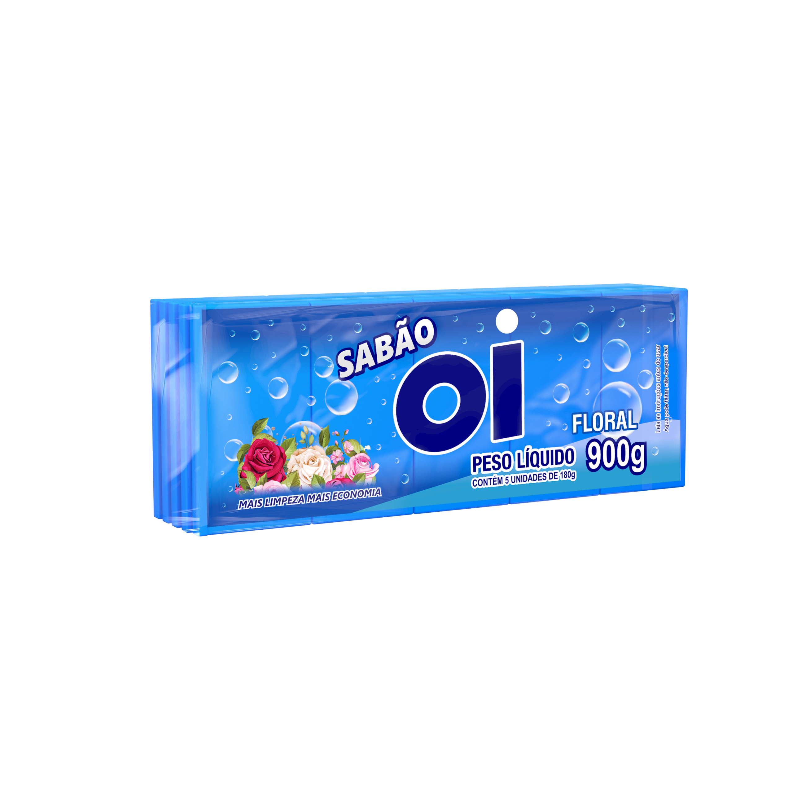 Sabão em Barra Floral OI 900g